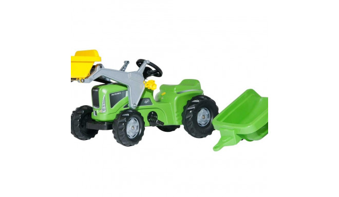 RollyKiddy Futura traktor käru+kopaga
