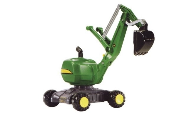 Ковш на колесах John Deere, зеленый