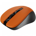 CANYON MW-1, 2.4GHz wireless optical mouse with 4 buttons, DPI 800/1200/1600, Orange, 103.5*69.5*35m