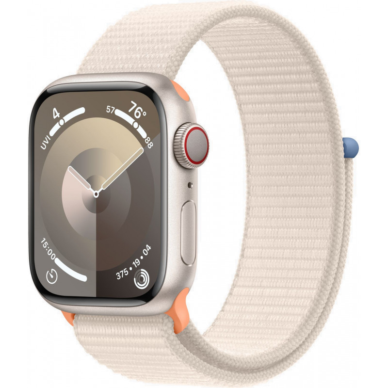 Apple Watch 9 GPS + Cellular 41mm Sport Loop, starlight (MRHQ3ET/A)