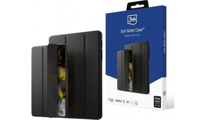 3MK Soft Tablet Case Sam Tab S7+/S8+ black/black