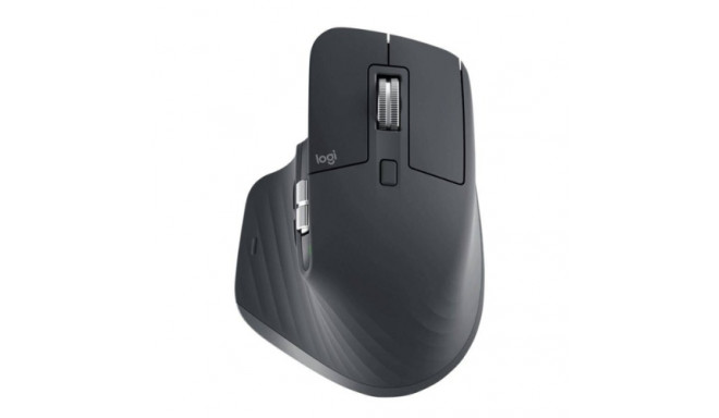 Logitech MX Master 3S for Business Wireless Mouse RF Wireless + Bluetooth, Laser, 8000 DPI, Graphite