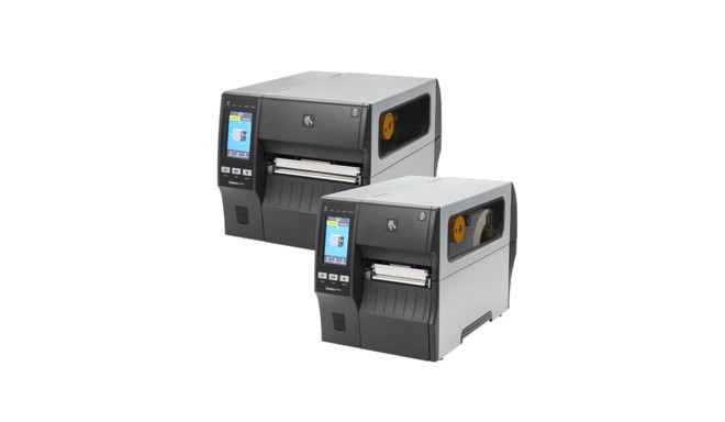 Zebra ZT411, 12 dots/mm (300 dpi), peeler, rewinder, disp. (colour), RTC, USB, RS232, BT, Ethernet, 