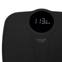 Adler AD 8172B personal scale Square Black Electronic personal scale