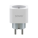 Savio WI-FI smart socket 16A AS-01 White