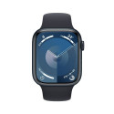 Apple Watch Series 9 9 45 mm Digital 396 x 484 pixels Touchscreen 4G Black Wi-Fi GPS (satellite)