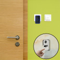Tellur Smart WiFi Video DoorBell 1080P, Unlock function, Indoor chime, grey