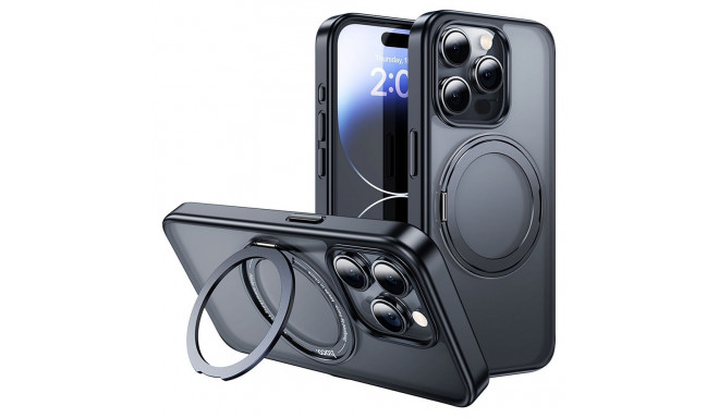 Hoco case AS1 Rotating Ring MagSafe iPhone 15 Pro Max, black