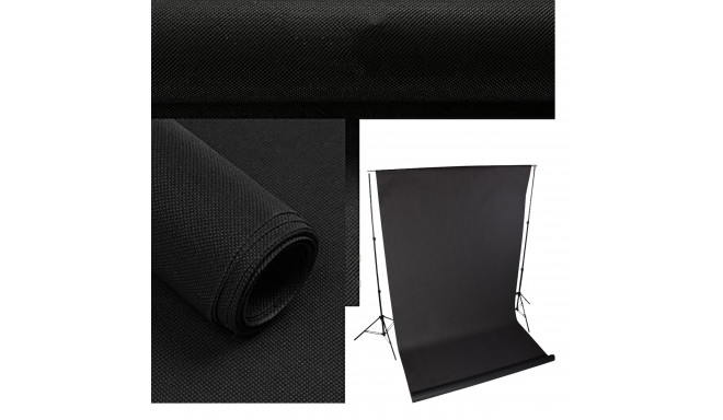 Photo background Polypropylene 1.6x5m (Black)