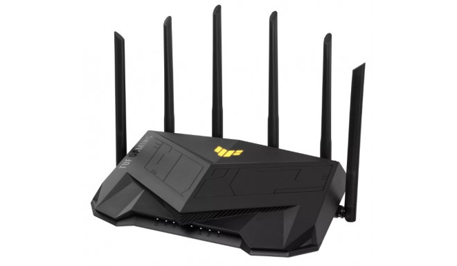 ASUS TUF Gaming AX6000 (TUF-AX6000) wireless router Gigabit Ethernet Dual-band (2.4 GHz / 5 GHz) Bla