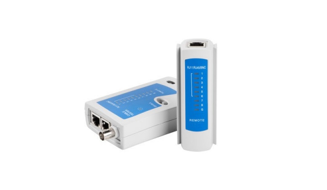 Lanberg NT-0401 network cable tester UTP/STP cable tester Blue, White