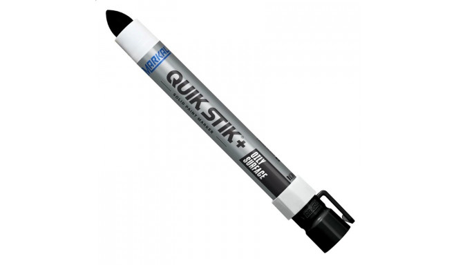 Industrial solid paint marker Markal QUIK STIK+ OILY SURFACE, BLACK (12pcs)