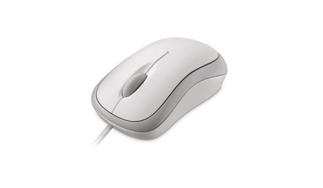 Microsoft 4YH-00008 Basic Optical Mouse for Business 1.83 m, White, USB