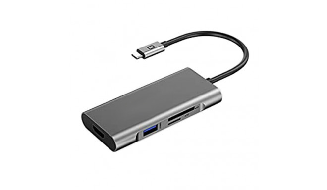 Adapter USB Type-C - 3 x USB 3.0, Type-C PD, HDMI, SD, TF