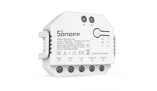 SONOFF Smart 2-channel Wi-Fi Switch with Electricity Metering