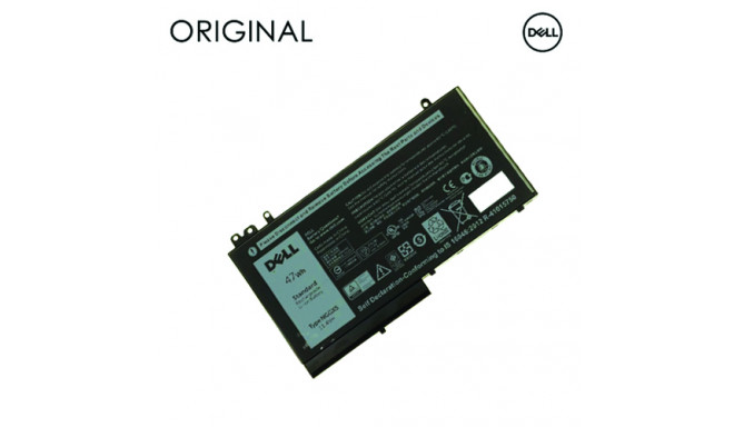 Notebook battery DELL NGGX5 Original, 4122mAh, Original