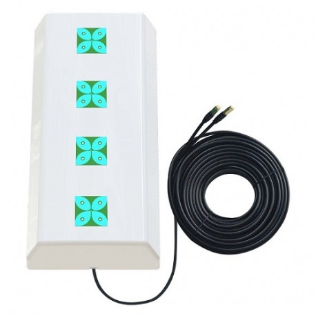 5G / LTE / CBRS 2x2MIMO Antenna, 1.7-3.8GHz, 2x 14dBi