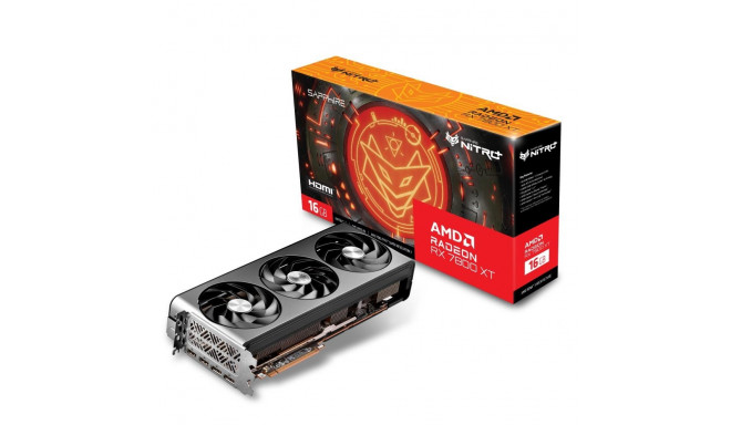 Graphics Card|SAPPHIRE|AMD Radeon RX 7800 XT|16 GB|GDDR6|256 bit|PCIE 4.0 16x|2xHDMI|2xDisplayPort|1