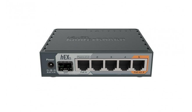 NET ROUTER 10/100/1000M 5PORT/HEX S RB760IGS MIKROTIK