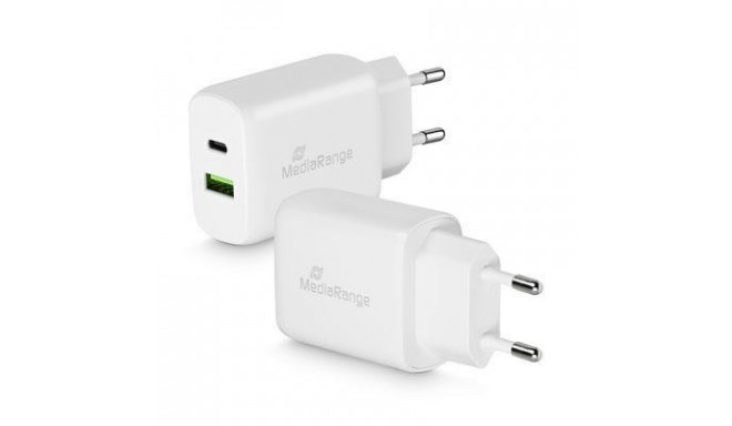 POWER ADAPTER USB/USB-C 25W/FAST MRMA112 MEDIARANGE