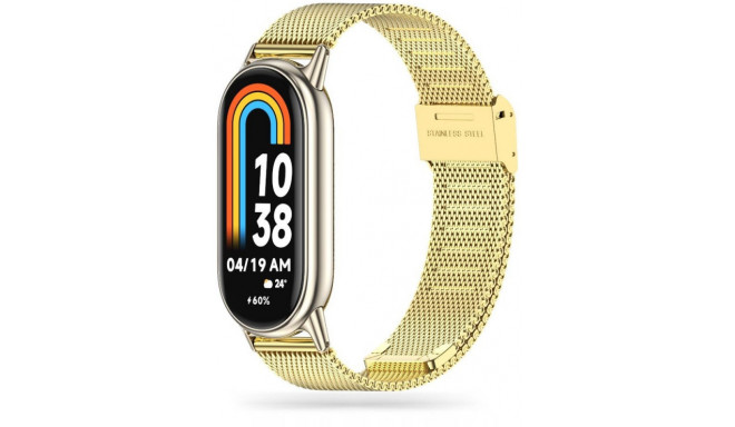 Tech-Protect watch strap MilaneseBand Xiaomi Smart Band 8, gold