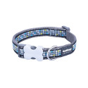 Dog collar Red Dingo Modern on Cool 20-32 cm Grey