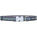 Dog collar Red Dingo Modern on Cool 20-32 cm Grey