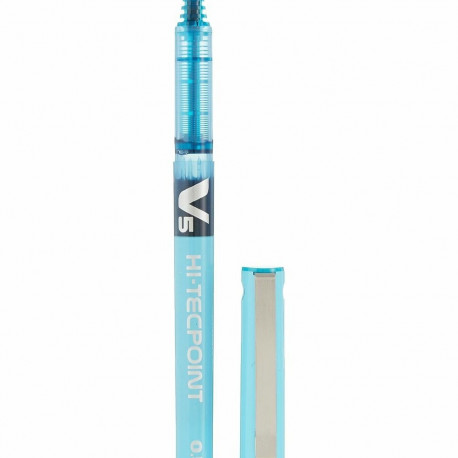 Liquid ink pen Pilot V-5 Hi-Tecpoint Light Blue 0,3 mm (12 Units)