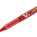 Liquid ink pen Pilot V7 Hi-Tecpoint Red 0,5 mm (12 Units)