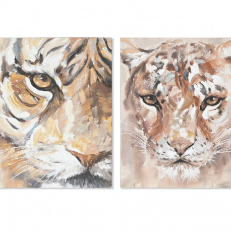 Kangas Home ESPRIT Mänd Kangas 80 x 3,7 x 100 cm