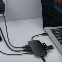 USB-jaotur Aukey CB-C71 Must 100 W