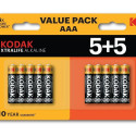Patareid Kodak XTRALIFE 1,5 V AAA (10 Ühikut)
