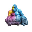 Decorative Figure DKD Home Decor Multicolour Modern Gorilla 92 x 64 x 85 cm