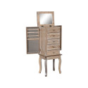 Jewellery Stand Home ESPRIT Natural Mirror MDF Wood 37 x 28 x 91,5 cm