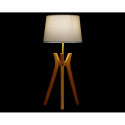 Galda lampa DKD Home Decor Brūns Bēšs Poliesters Koks 220 V 50 W
