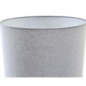 Desk lamp DKD Home Decor Canvas Ceramic Grey White (38 x 38 x 58 cm)