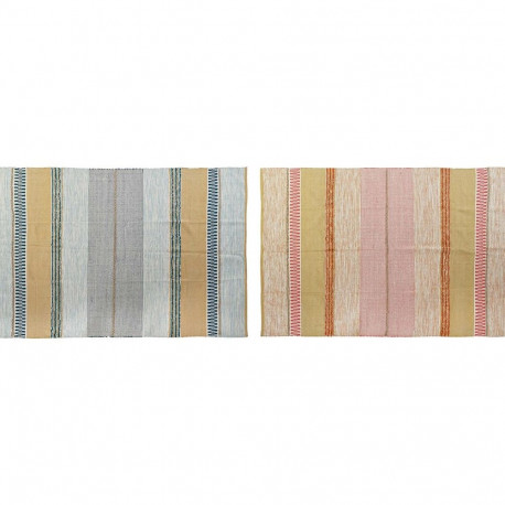 Carpet DKD Home Decor Polyester Multicolour Modern 120 x 180 x 1 cm (2 Units)