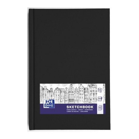 Eskiisiplokk A6 Oxford, 100g 96 lehte, raamatköide
