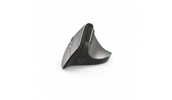 Hiir Hama EMW-700 Vertical Ergonomic Mouse, juhtmevaba ergonoomiline 2.4GHz/Bluetooth, 8-nuppu, must