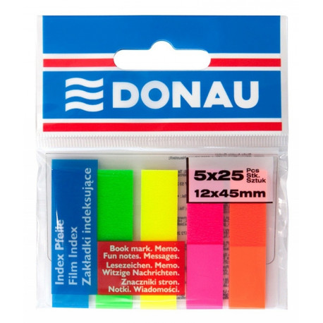 Järjehoidja Donau 5 eri värvi x 12x45mm /5x25tk, PP