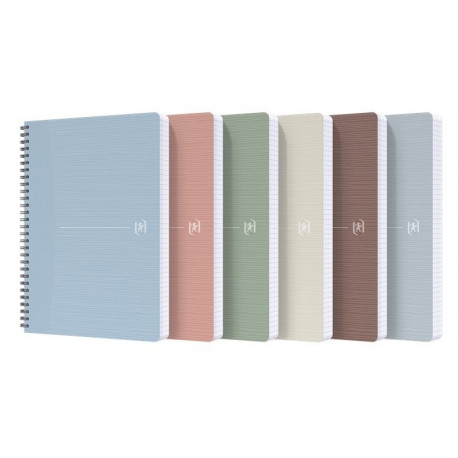 Kaustik A4 joon 90 lehte spiraalköide Oxford My Rec´Up,  taaskasutatud kohvitopsidest