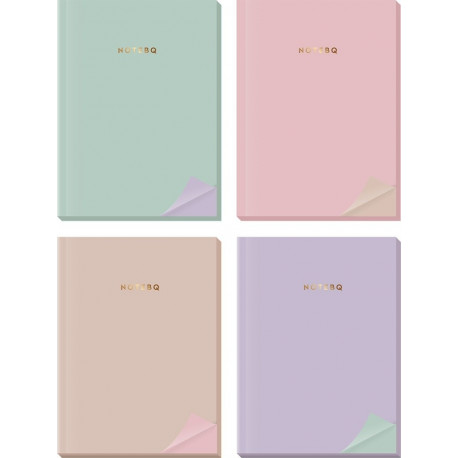 Kaustik A5 täpiline 80 lehte, värvilised lehed, assortii, Interdruk