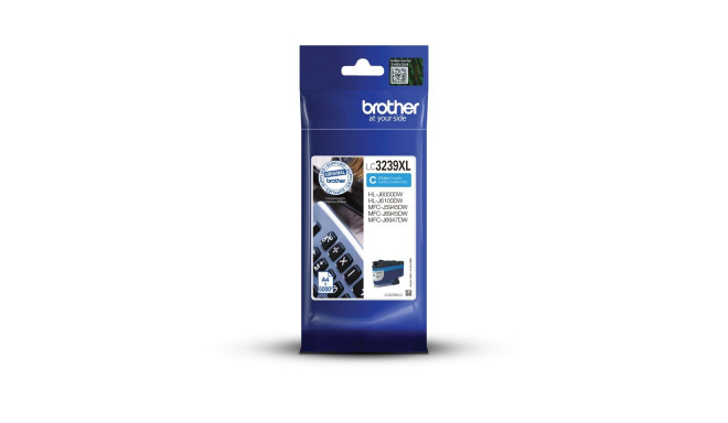 Brother ink cartridge LC3239XLC High Yield 5000pgs, cyan