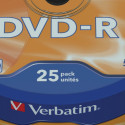 DVD-R Verbatim 4,7GB 120min 16x Cake 25, Advanced AZO+ Protection, Recordable, 25 toorikut tornis