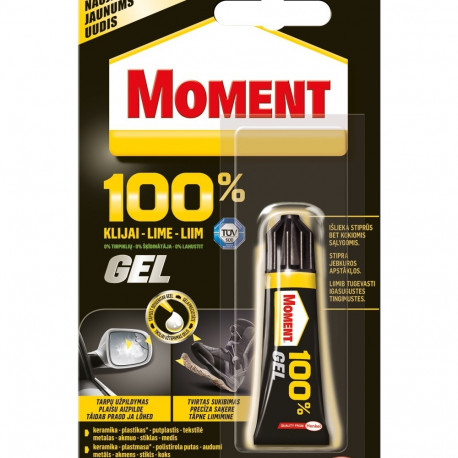 Liim Moment 100% Gel 8g Henkel