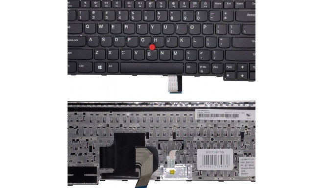 Keyboard LENOVO Thinkpad E470, with trackpoint, US