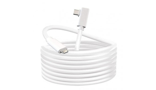 Cable for VR Oculus Quest 2, USB-C to USB-C, 5m, white