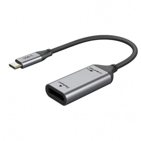 Adapter USB-C (M) to DisplayPort (F), 4K/60Hz, with gold-plated connectors