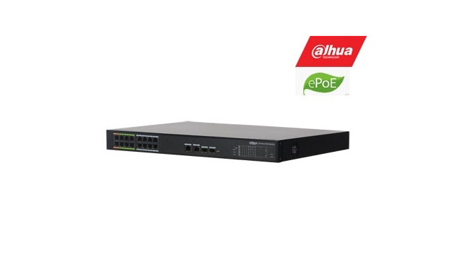 ePoE switch 100Mbps 16+2G uplink