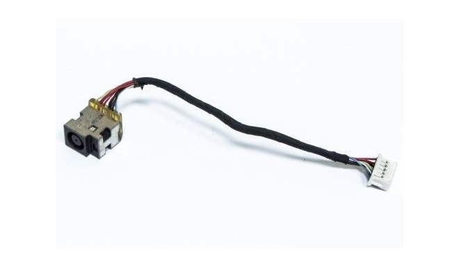 Power jack with cable, HP DV6-3000, DV7-4000